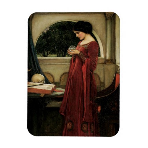 Crystal Ball by John William Waterhouse Magnet