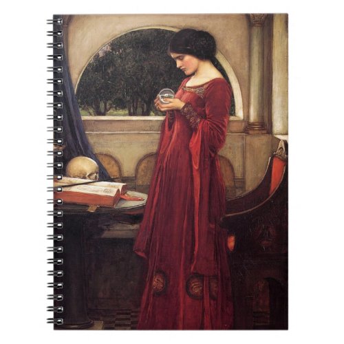 Crystal Ball by John William Waterhouse Notebook