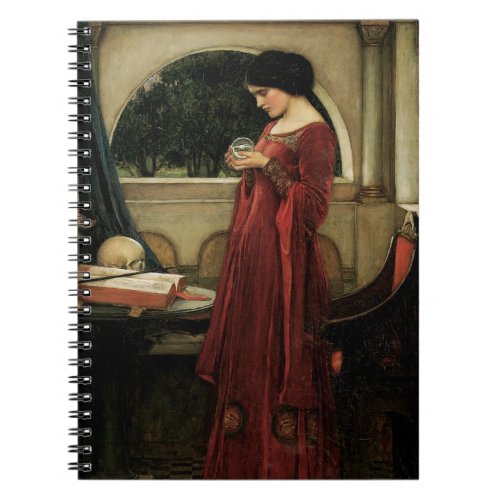 Crystal Ball by John William Waterhouse Notebook