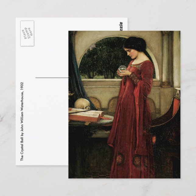 Crystal Ball by John William Waterhouse Postcard (Front/Back)