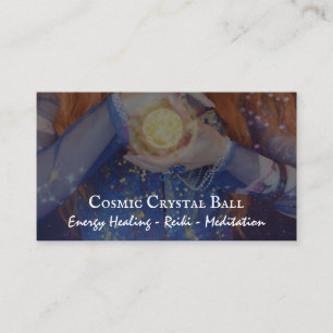 Crystal Ball Energy Healing Reiki & Healing Business Card
