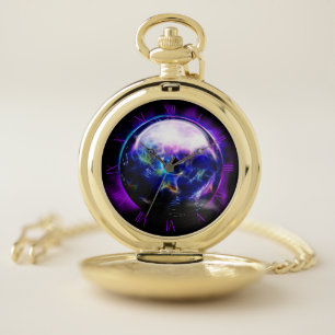Crystal Ball Pocket Watch