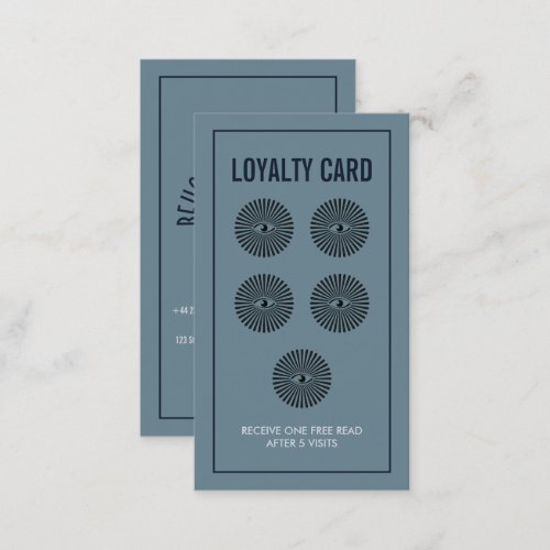 Crystal Ball Psychic Reading Loyalty Business Card