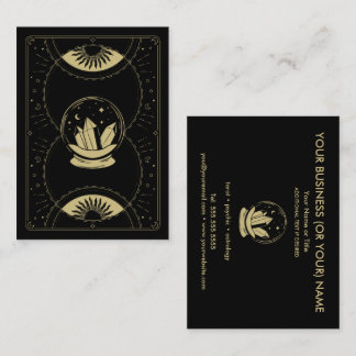 Crystal Ball Psychic Tarot Reader Business Card
