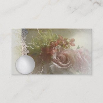 Crystal Ball Rose Vintage Spiritual Business Cards by valeriegayle at Zazzle