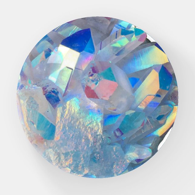 Crystal Ball | Round Glass Paperweight (Front)