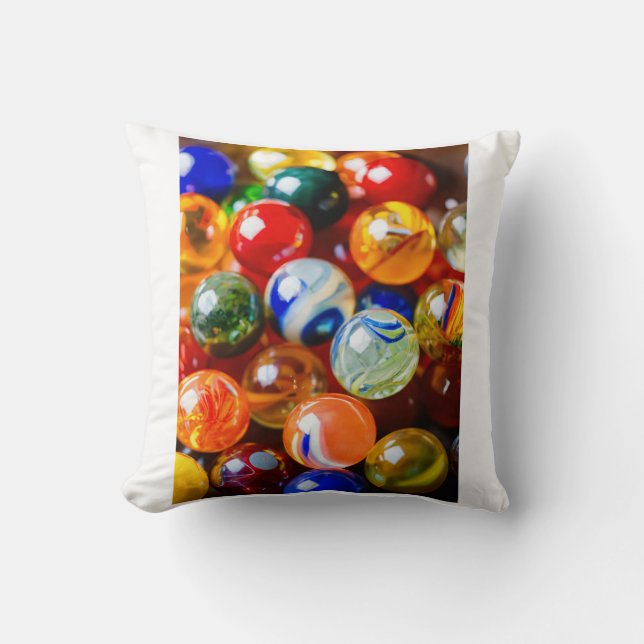 Crystal Ball Throw Pillow (Front)