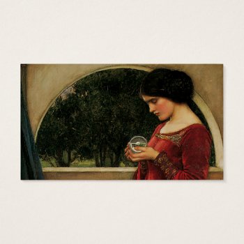 Crystal Ball Woman Waterhouse Painting by antiqueart at Zazzle