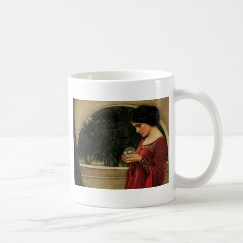 Crystal Ball Woman Waterhouse Painting Coffee Mug