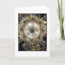 'Crystal' Blank Greeting Card