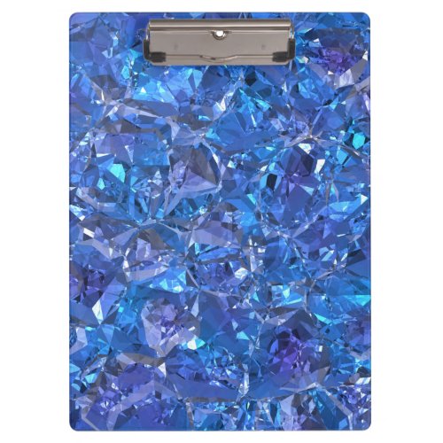 Crystal Blue and Purple Clipboard