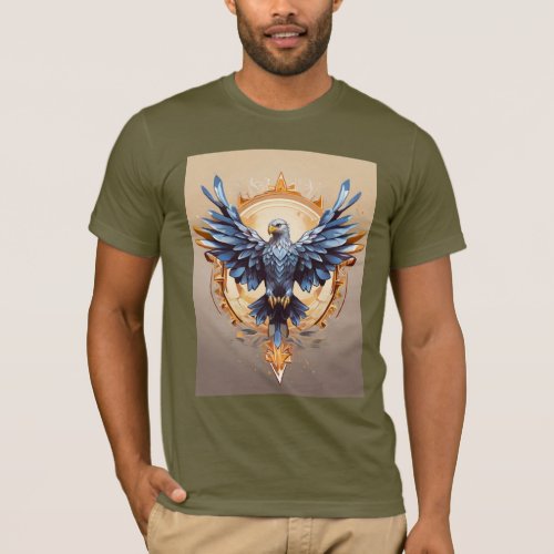 Crystal Blue Eagle Majesty T_Shirt
