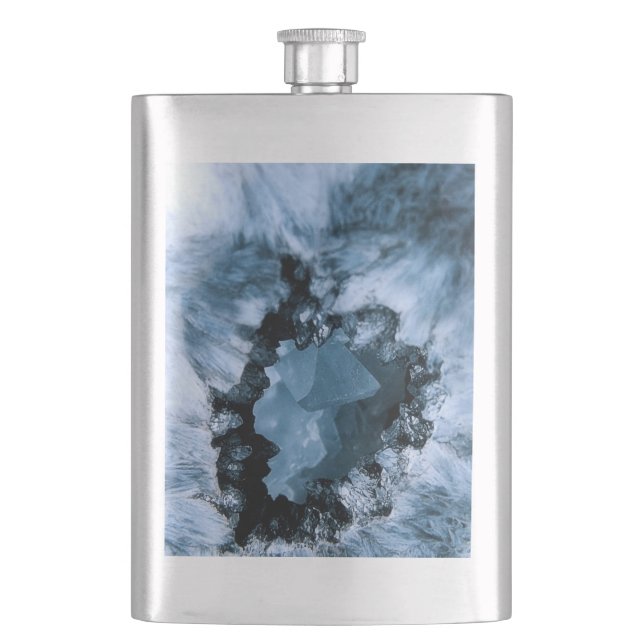 Crystal Blue Fantasy Flask (Front)