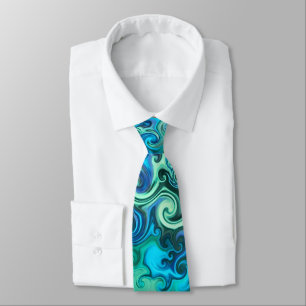 Crystal Blue Persuasion Power Tie- Hypnotic Neck Tie