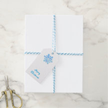 crystal blue snowflake design