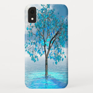 Crystal Blue Tree iPhone XR Case