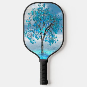Crystal Blue Tree Pickleball Paddle