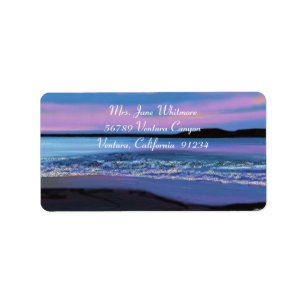 Crystal Blue Water Address Labels