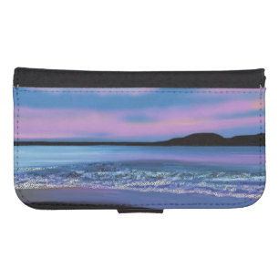 Crystal Blue Water Samsung S4 Wallet Case