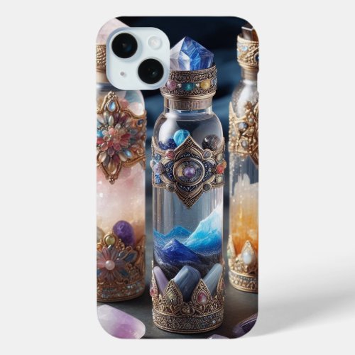 Crystal Bottles iPhone 15 Plus Case
