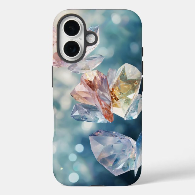 Crystal Butterfly Stones Phone Case (Back)