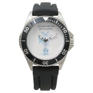 Crystal Butterfly Watch – Gemstone Beauty on Your