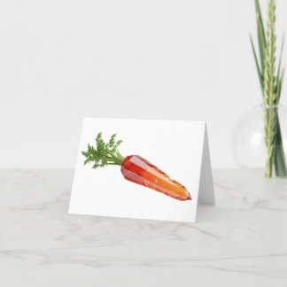 Crystal Carrot 01 - Happy Easter! Thank You Card