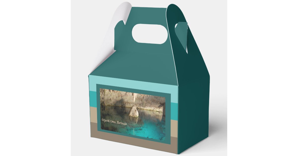 Crystal Cave, Bermuda Favor Boxes | Zazzle
