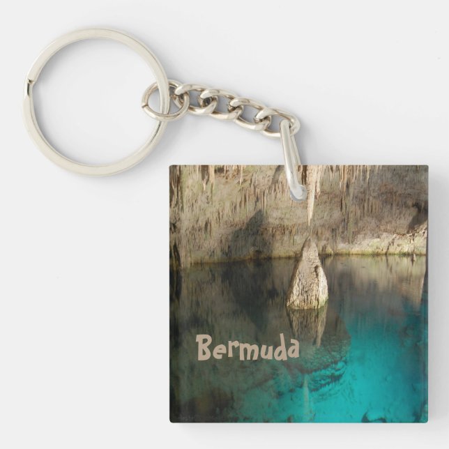 Crystal Cave, Bermuda Keychain (Front)