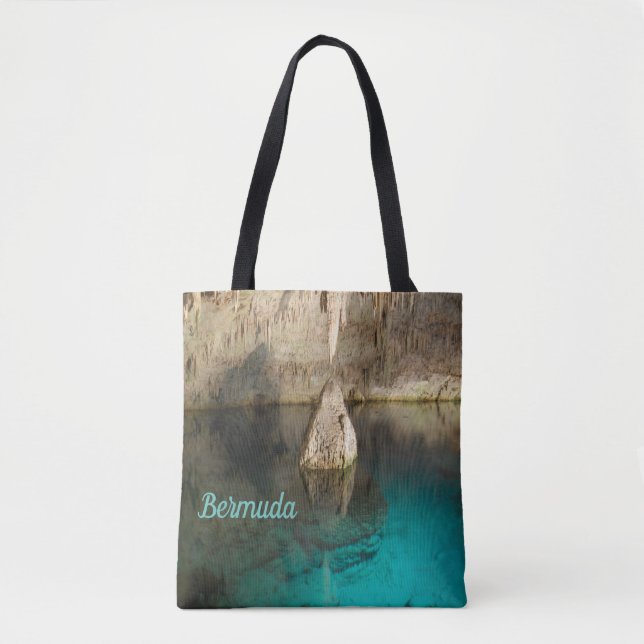 Crystal Cave, Bermuda Tote Bag (Front)