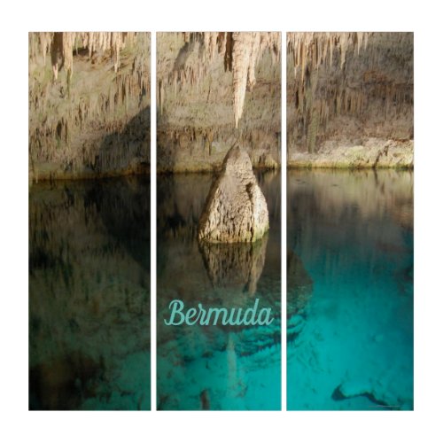 Crystal Cave Bermuda Triptych