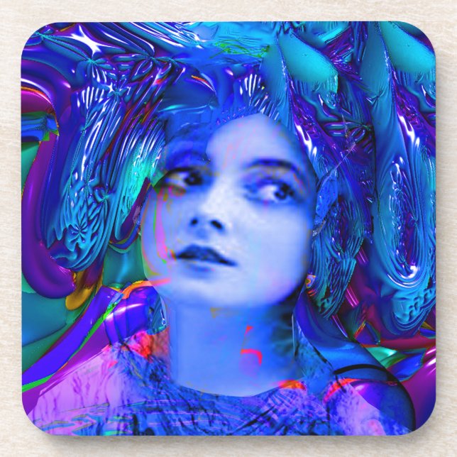 Crystal Cave Beverage Coaster (Front)