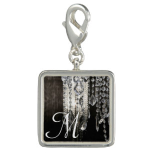 Crystal Chandelier Chic Glass Glitz Monogram Charm
