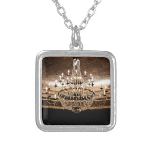 Crystal Chandelier Dazzle Glitz Glam Glam Necklace