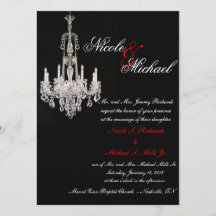 Crystal Chandelier- Invitations