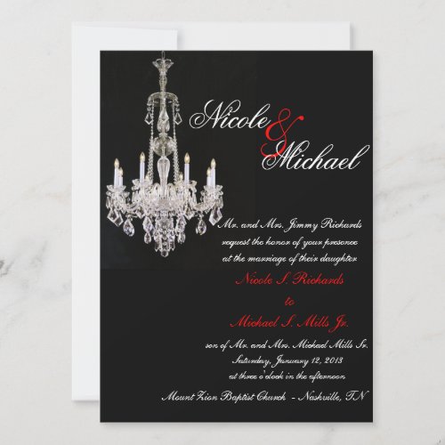 Crystal Chandelier_ Invitations