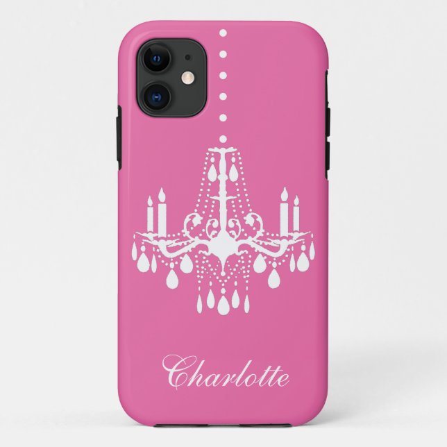 Crystal Chandelier iPhone 5 Case-Mate (pink) Case (Back)