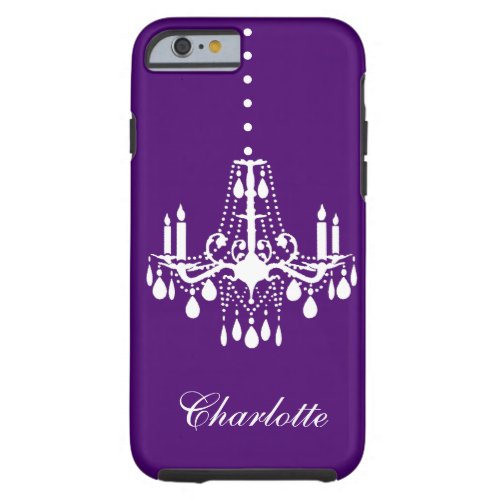 Crystal Chandelier iPhone 6 Tough purple Tough iPhone 6 Case