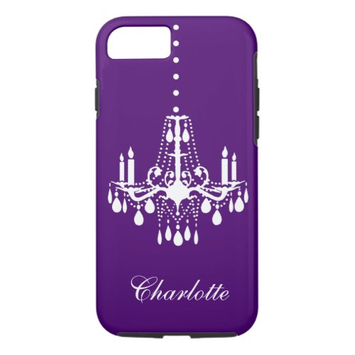 Crystal Chandelier iPhone 7 Tough purple iPhone 87 Case