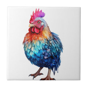 Crystal Chicken Ceramic Tile