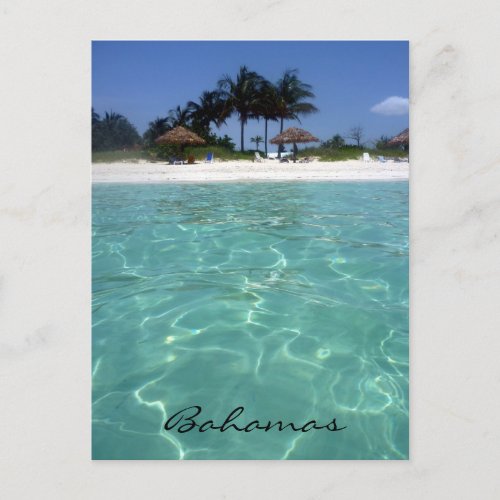 crystal clear bahamas postcard
