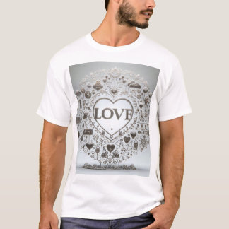 Crystal Clear Love Sign T-Shirt