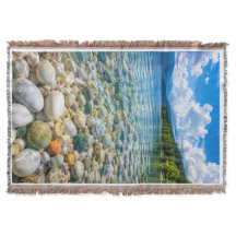 Crystal Clear Mountain Lake Pebble Shore