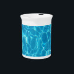 Crystal Clear Sky Blue Pool Water Beverage Pitcher<br><div class="desc">Crystal Clear Sky Blue Pool Water - From the book, "The Answers You Seek Are In The Word Of God" © 2025 Charlie Morelli - Like the design but want it on ANOTHER product? Scroll up and select a product from the TRANSFER DESIGN TO A PRODUCT section to do it....</div>