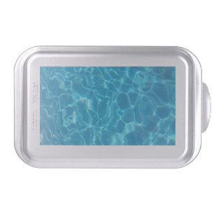Crystal Clear Sky Blue Pool Water Cake Pan