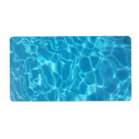 Crystal Clear Sky Blue Pool Water