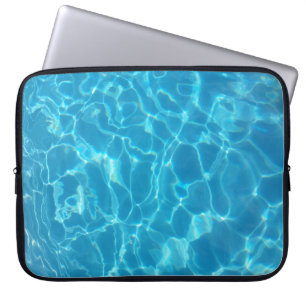 Crystal Clear Sky Blue Pool Water Laptop Sleeve