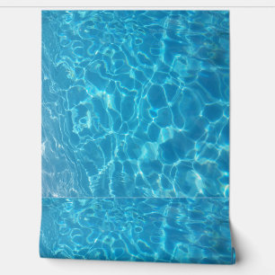 Crystal Clear Sky Blue Pool Water Wallpaper