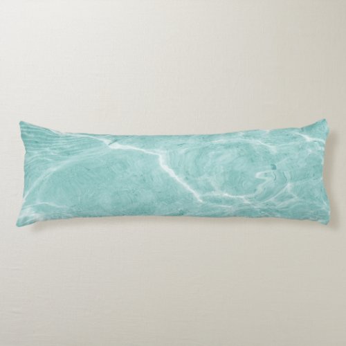 Crystal Clear Soft Turquoise Ocean Dream 2 wall  Body Pillow