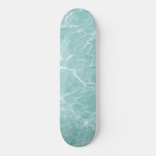 Crystal Clear Soft Turquoise Ocean Dream 2 wall  Skateboard